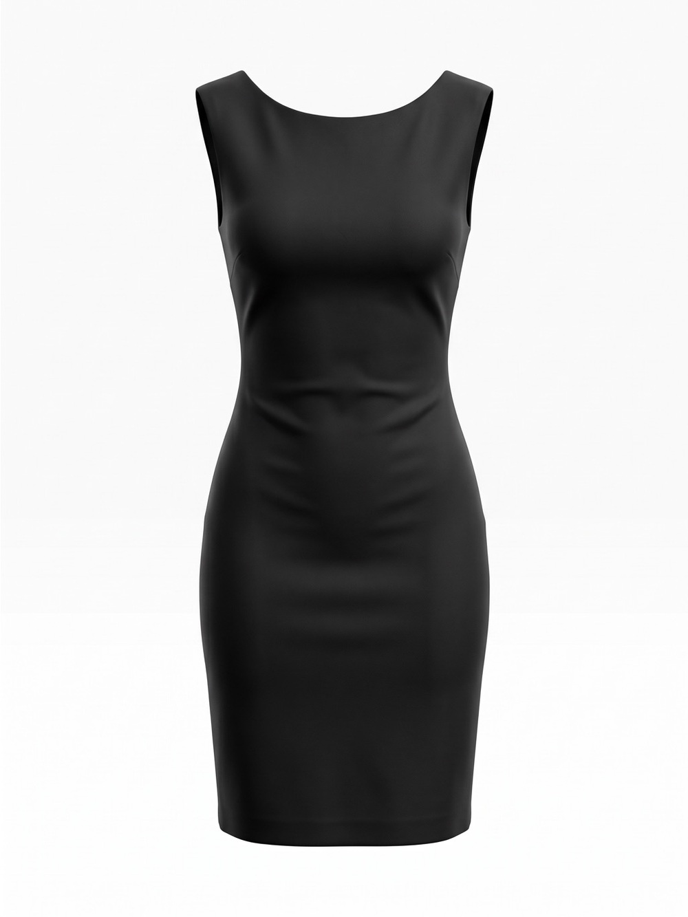 Diane von Furstenberg Black Sleeveless Sheath Dress Size 4